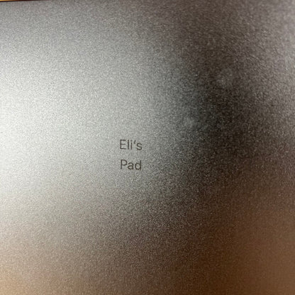 WiFi Only Apple iPad Air 5th Gen 64GB Space Gray Engraved