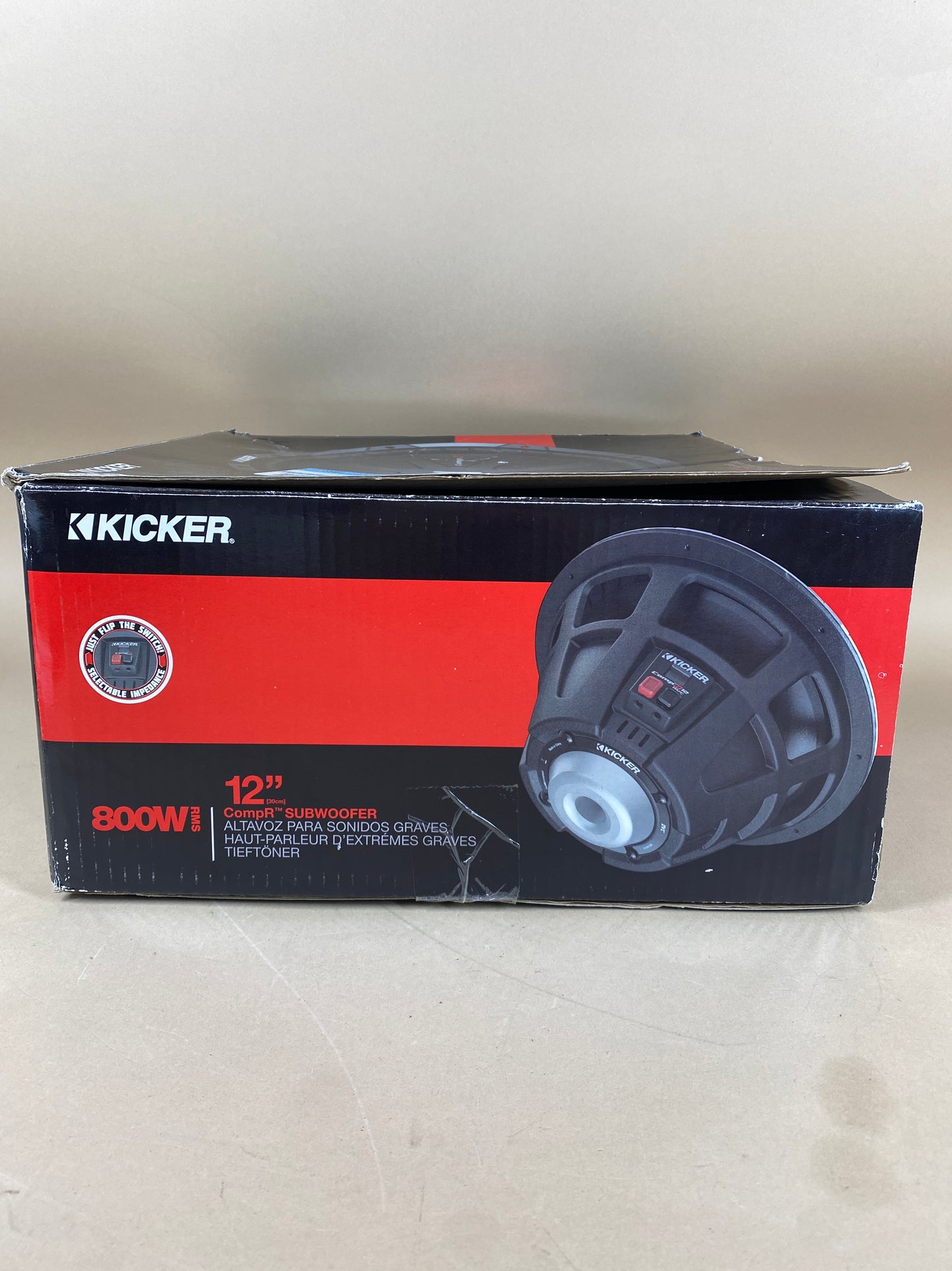 New Kicker Camp R Subwoofer 40cwr122