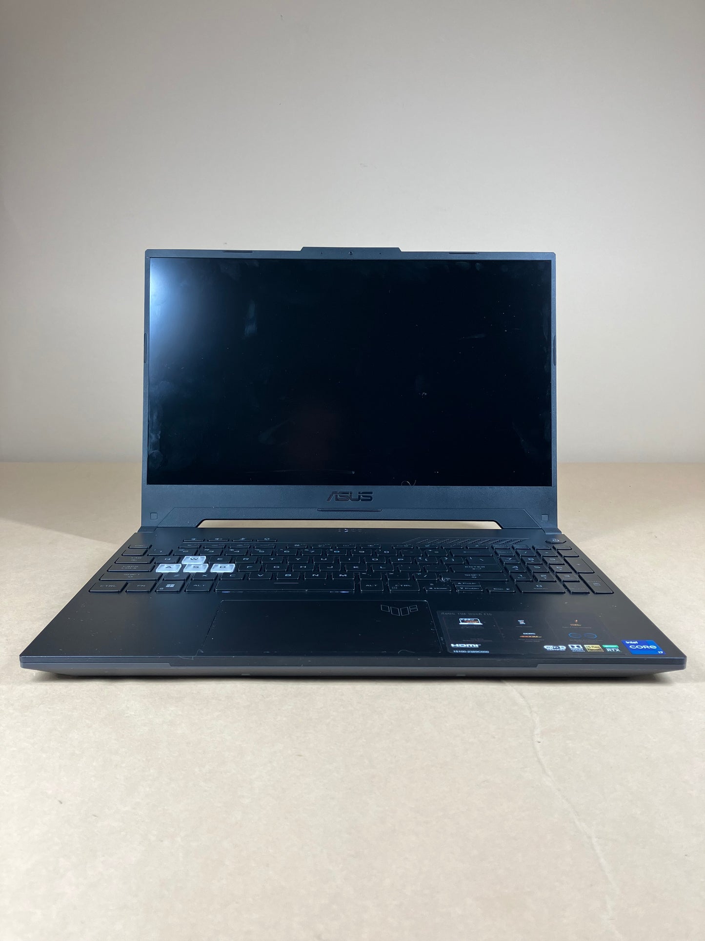 Asus Tuf Dash F15 FX1517ZR 15.6" i7-12650H 16GB RAM 512GB SSD GeForce RTX 3070
