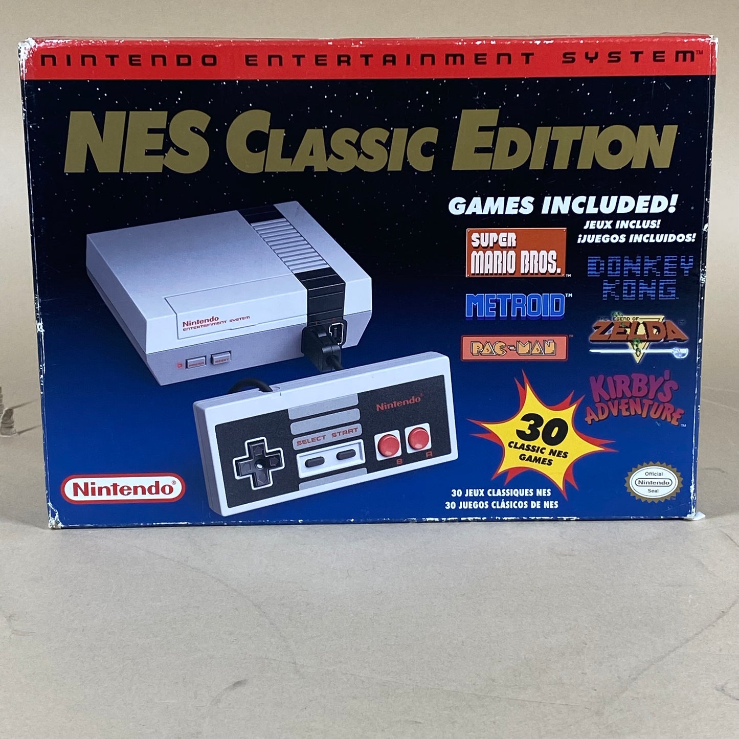 Nintendo NES Classic Edition Video Game Console Only CLV-001 Gray