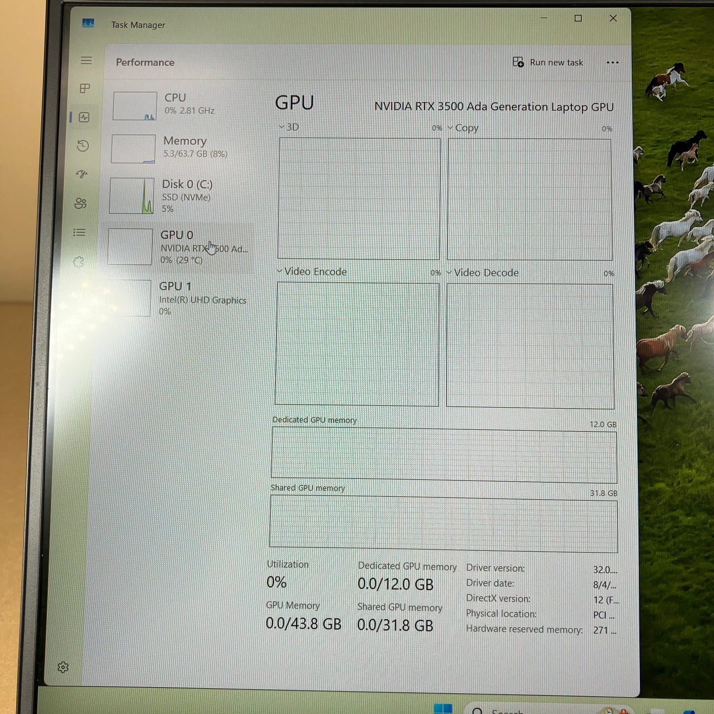 Dell Precision 7680 16" i9-13950HX 2.2GHz 64GB RAM 2TB SSD RTX 3500 ADA