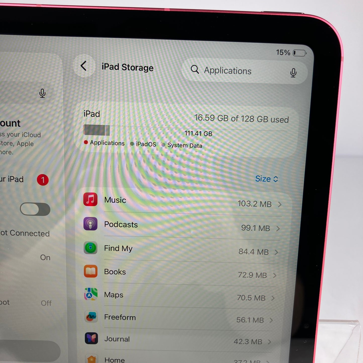 WiFi Only Apple iPad 11" (A16) 128GB Pink MD7J4LL/A