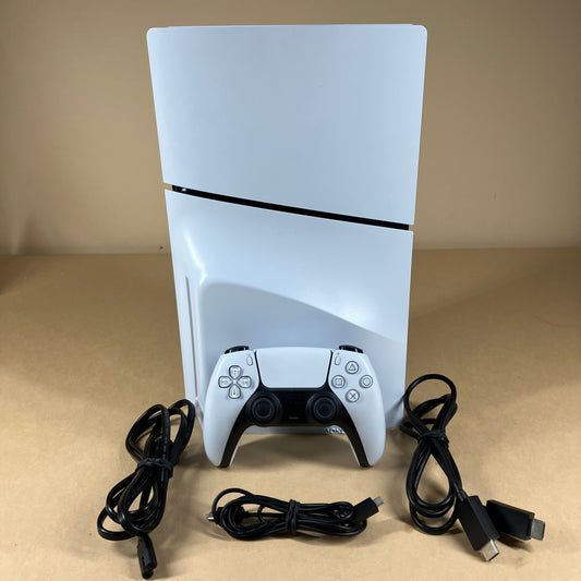 Sony PlayStation 5 Slim Disc Edition PS5 1TB White Gaming System CFI-2015