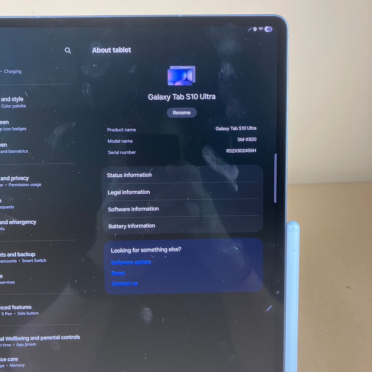 WiFi Only Samsung Galaxy Tab S10 Ultra 14.6" 256GB Gray SM-X920