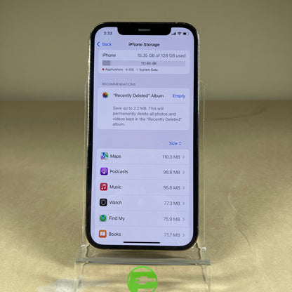 Unlocked Apple iPhone 12 Pro 128GB 18.5 Gold MGK33LL/A