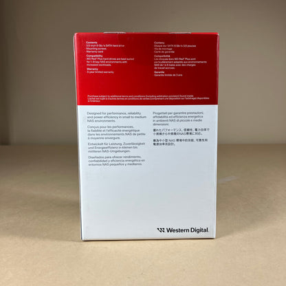 New Western Digital WD 3.5" Red Plus 12TB SATA-600 HDD WD120EFGX-SPCPHN0
