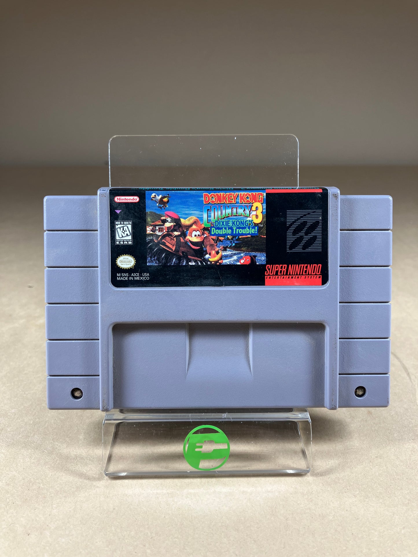Donkey Kong Country 3 (Super Nintendo SNES, 1996) Manual and Poster
