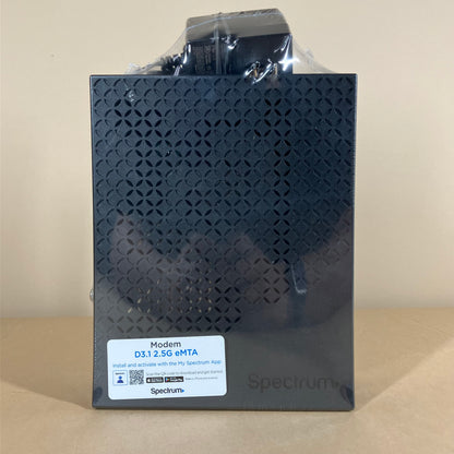 New Spectrum Cable Modem D3.1 2.5G EMTA Black