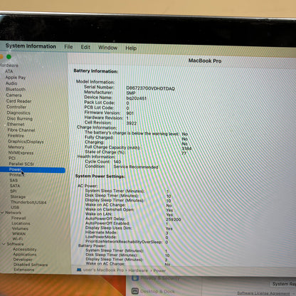 2017 Apple MacBook Air 13.3" i5 3.1GHz 8GB RAM 256GB SSD Space Gray BAD BATT