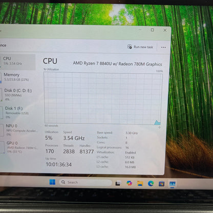 GPD Win Mini (2024) 7" AMD Ryzen 7 8840U 32GB RAM 2TB Black G1617-01