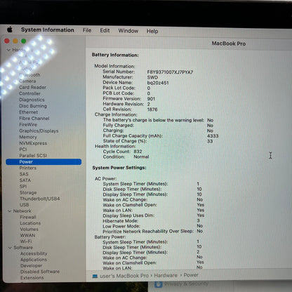 2019 Apple MacBook Air 13.3" i5 2.4GHz 16GB RAM 256GB SSD Space Gray