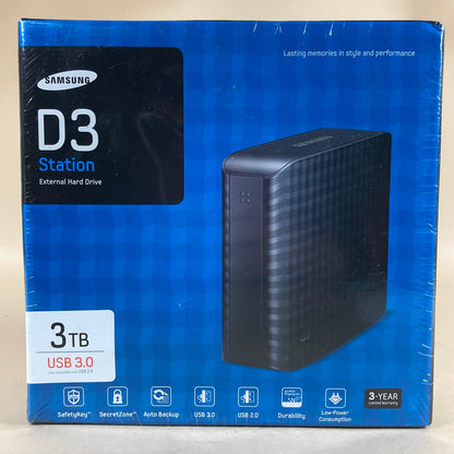 New Samsung D3 External Hard Drive HX-D301TD8/G