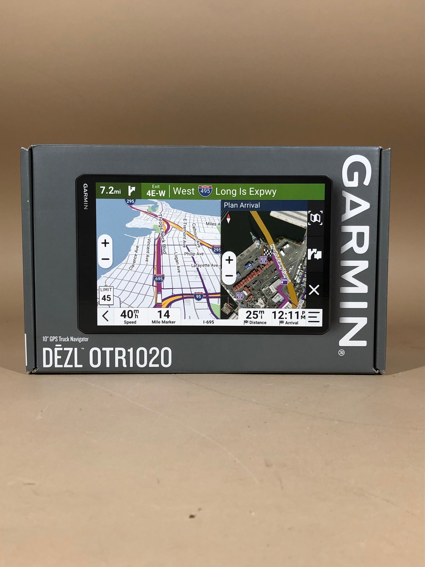 New Garmin DEZL 10" GPS Truck Navigator OTR1020