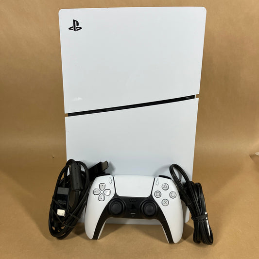 Sony PlayStation 5 Slim Digital Edition PS5 1TB White Console Gaming System 