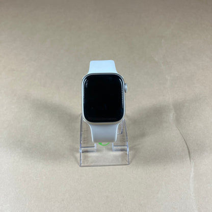 GPS Only Apple Watch Series 9 41MM Gold Aluminum White Sport Band MR8T3LL/A