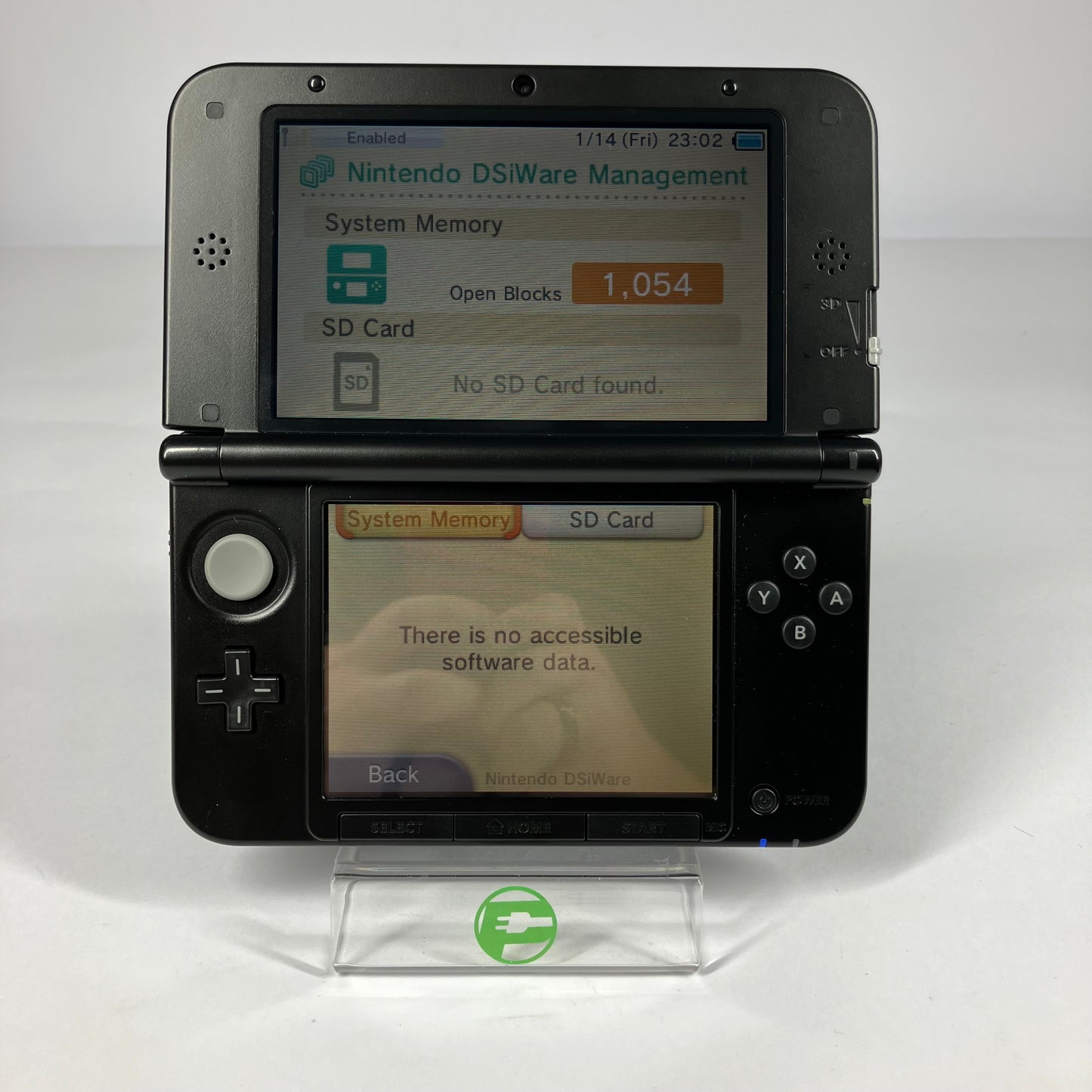 Nintendo 3DS XL LL Handheld Game Console Only SPR-001(JPN) Black