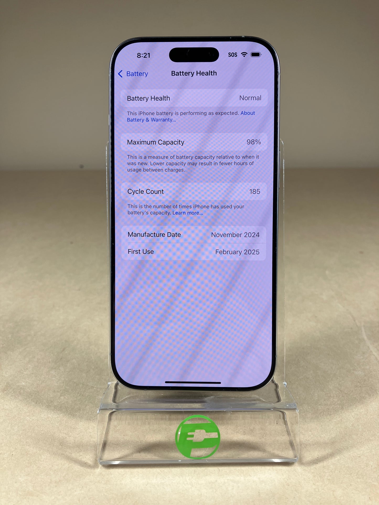 Unlocked Apple iPhone 16 Pro 128GB Natural Titanium MYMD3LL/A