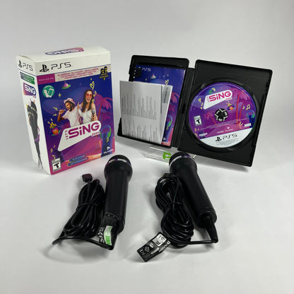 Sony PlayStation 5 PS5 Lets Sing Microphones Black