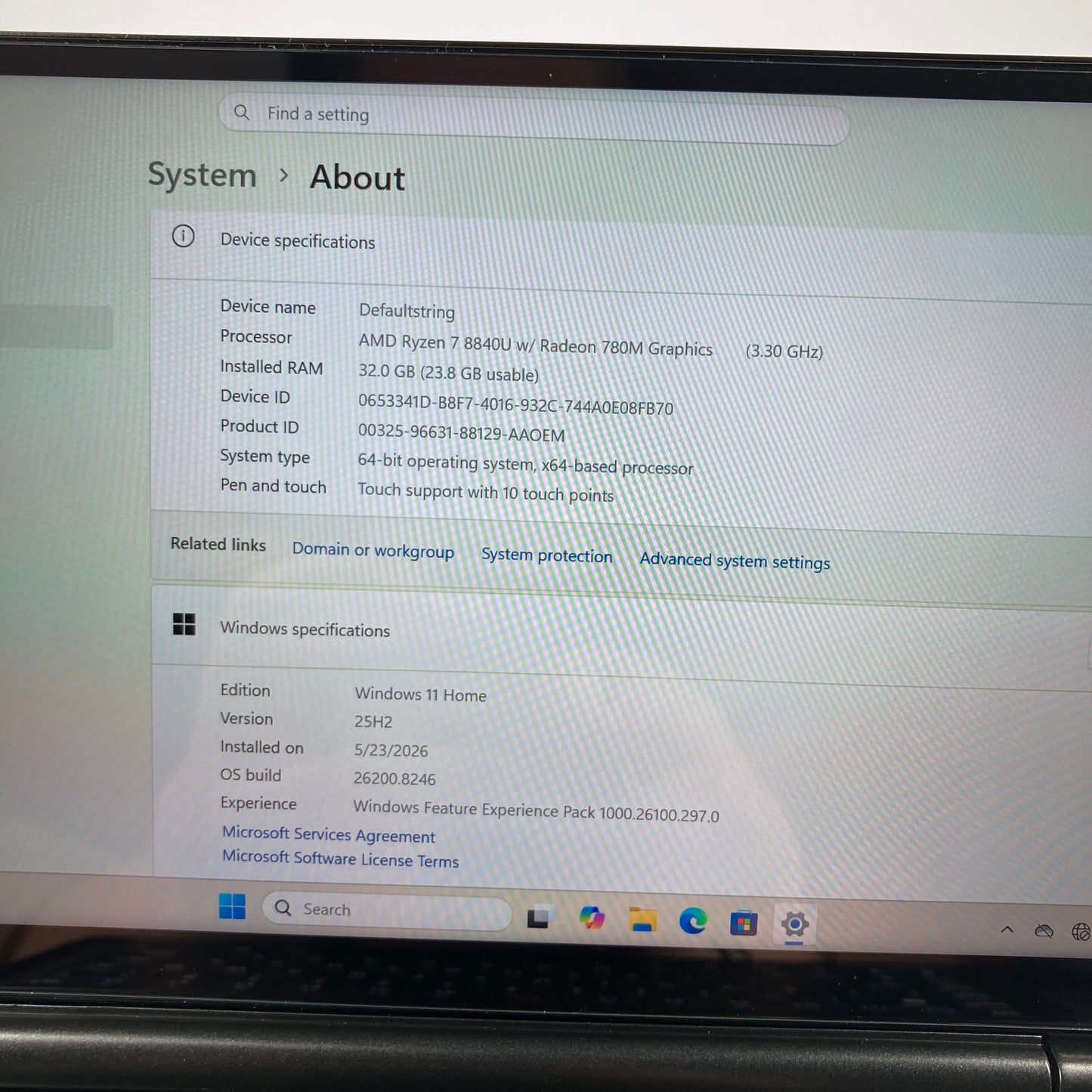 GPD Win Mini (2024) 7" AMD Ryzen 7 8840U 32GB RAM 2TB Black G1617-01