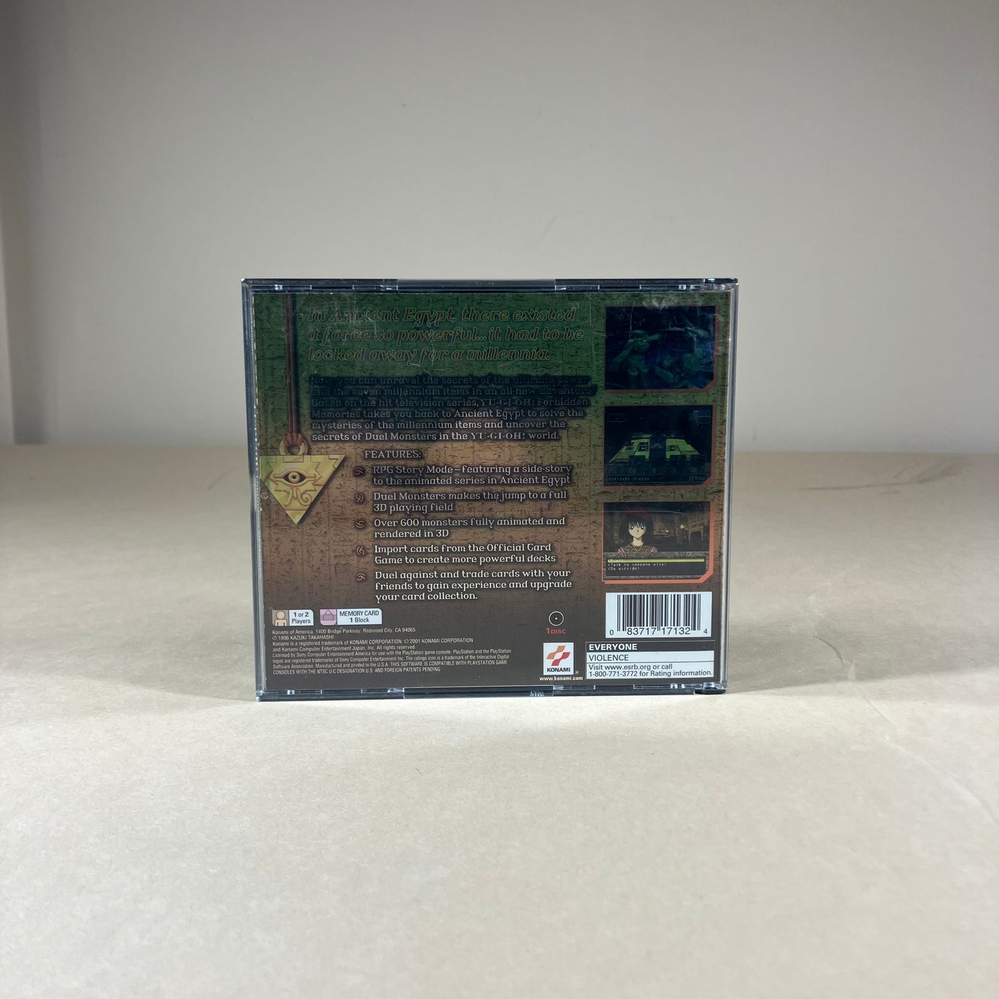 Yu-Gi-Oh Forbidden Memories [Premium Edition] (Sony PS1, 2002) No Cards