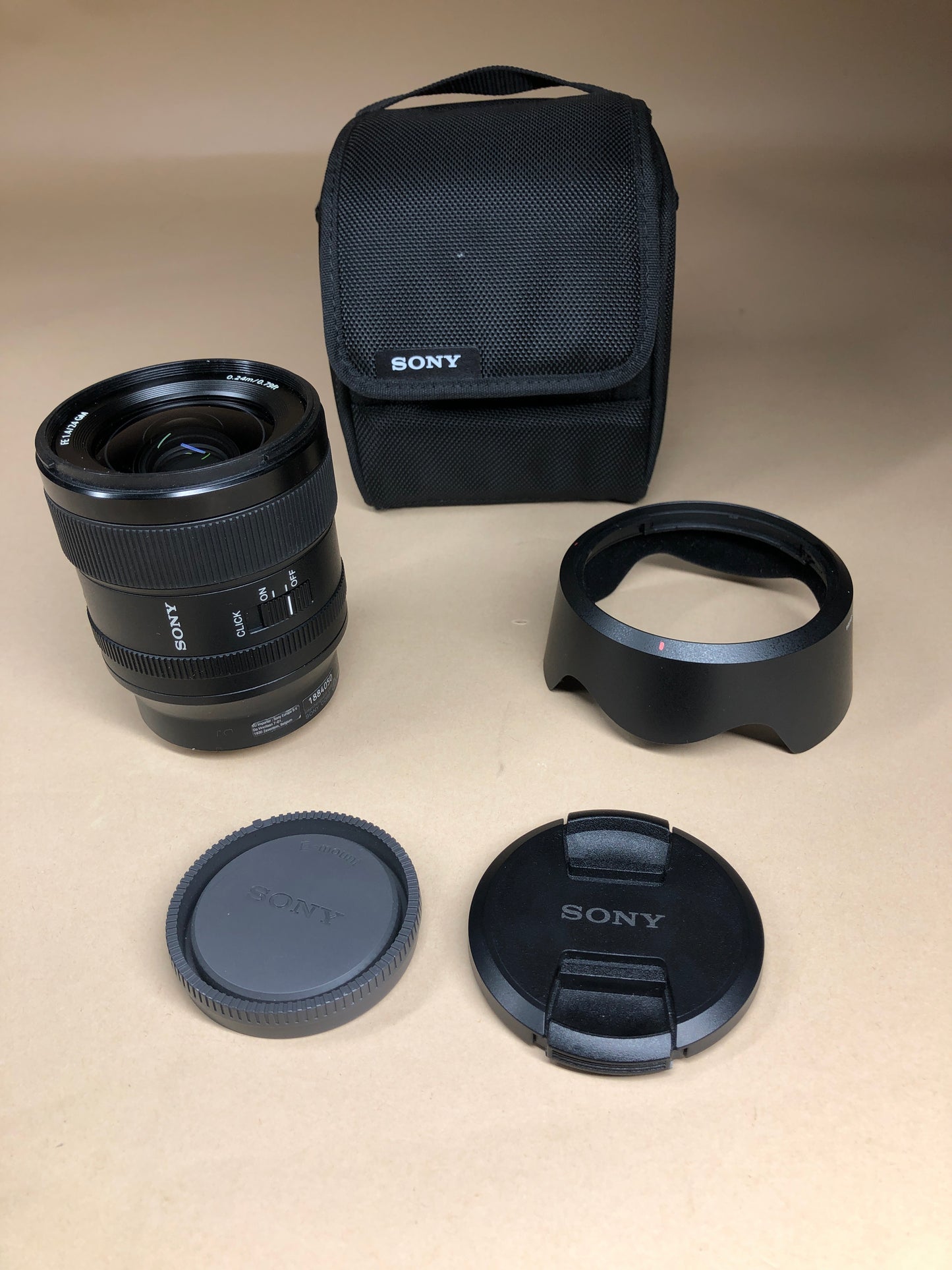 Sony FE f/1.4-24 E-Mount Full-frame Wide-angle Prime Lens SEL24F14GM