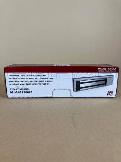 New ADI PRO Magnetic Lock 1200 LB. Single Door OE-MAG1200LB