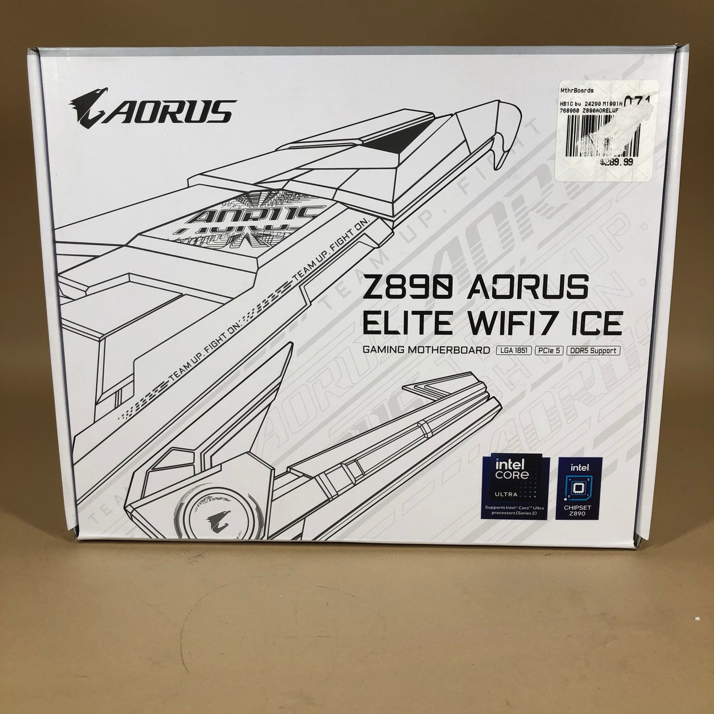 New GIGABYTE AORUS Z890 ELITE WIFI7 ICE LGA 1851 ATX