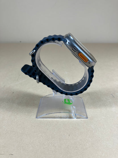 Unlocked Apple Watch Ultra 2 49MM Blue Titanium Blue Sport Band