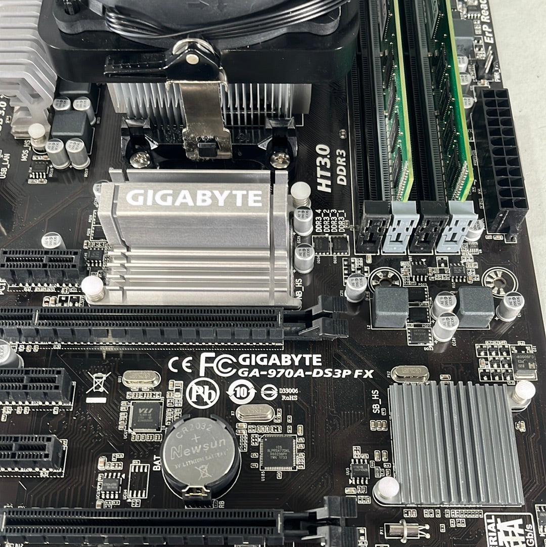 Gigabyte GA-970A-DS3P FX 2x8GB 1600MHz RAM AMD FX-6300 3.5GHz CPU Combo