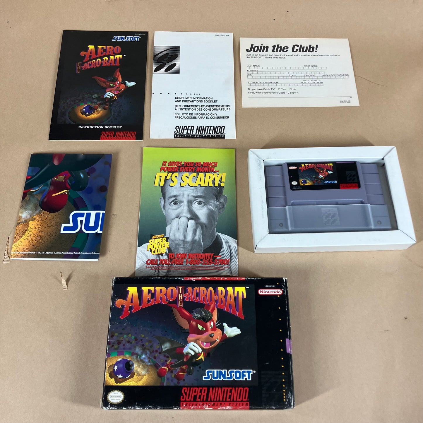 Aero the Acro-Bat (Super Nintendo SNES, 1993)