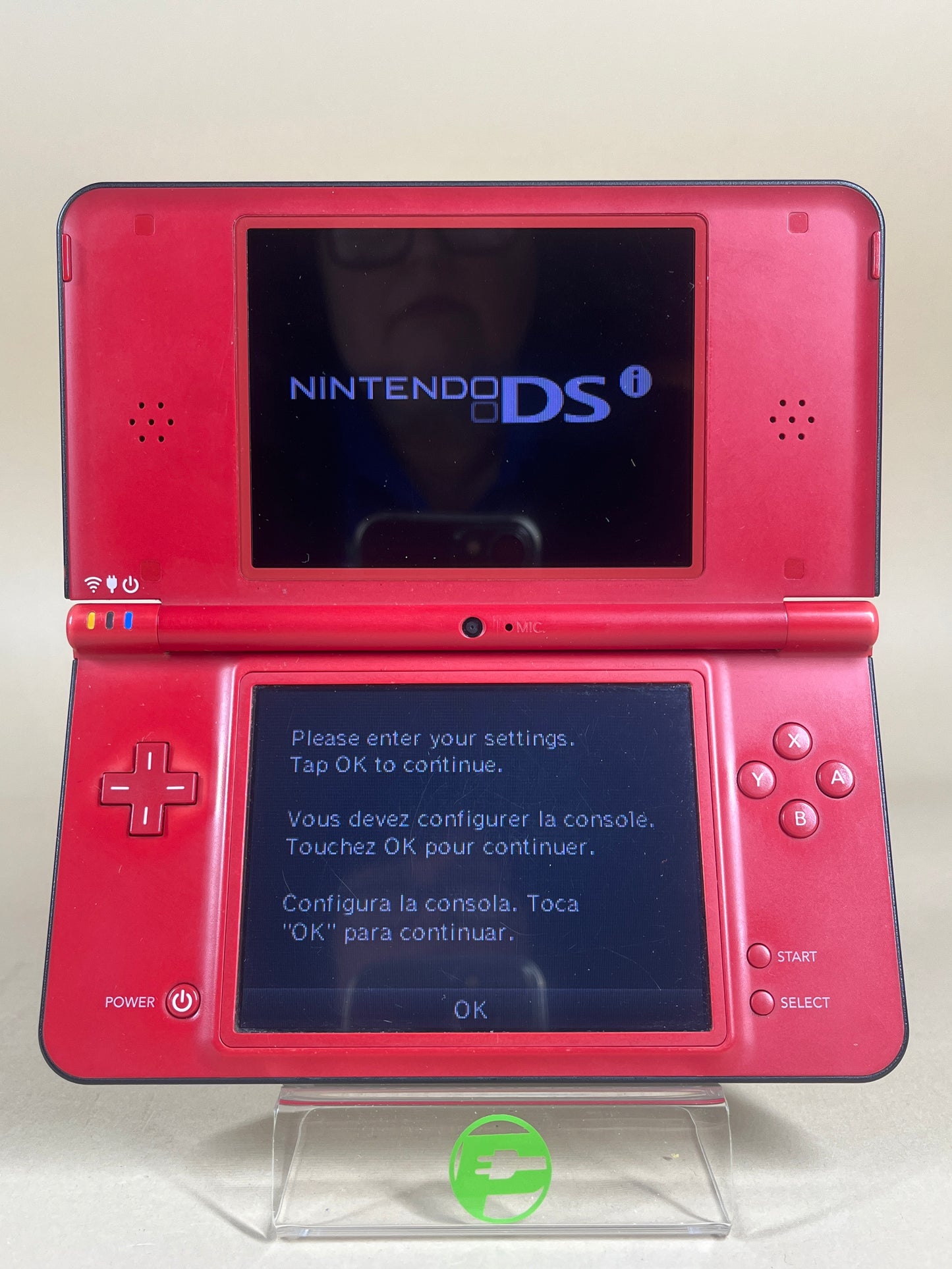 Nintendo DSi XL Handheld Game Console Only UTL-001 Super Mario 25th Anniversary