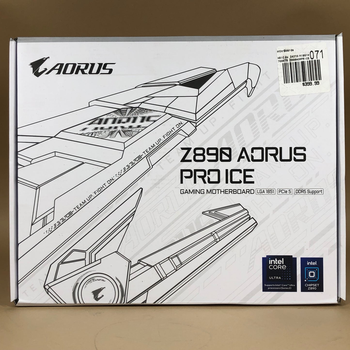 New Aorus Z890 Aorus Pro Ice Motherboard BE200NGW