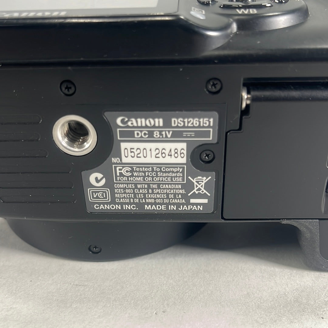 Canon EOS Digital Rebel XTi 10.1MP DSLR Camera BODY ONLY