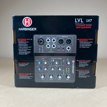 Harbinger LVL series 7-Channel Mixer With Bluetooth LV7
