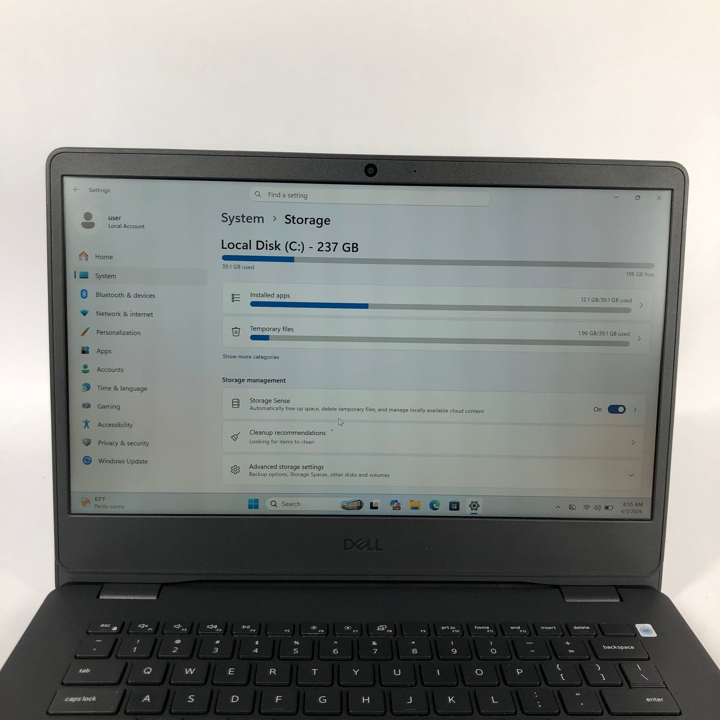 Dell Vostro 3400 14" i5-1135G7 2.4GHz 8GB RAM 256GB SSD