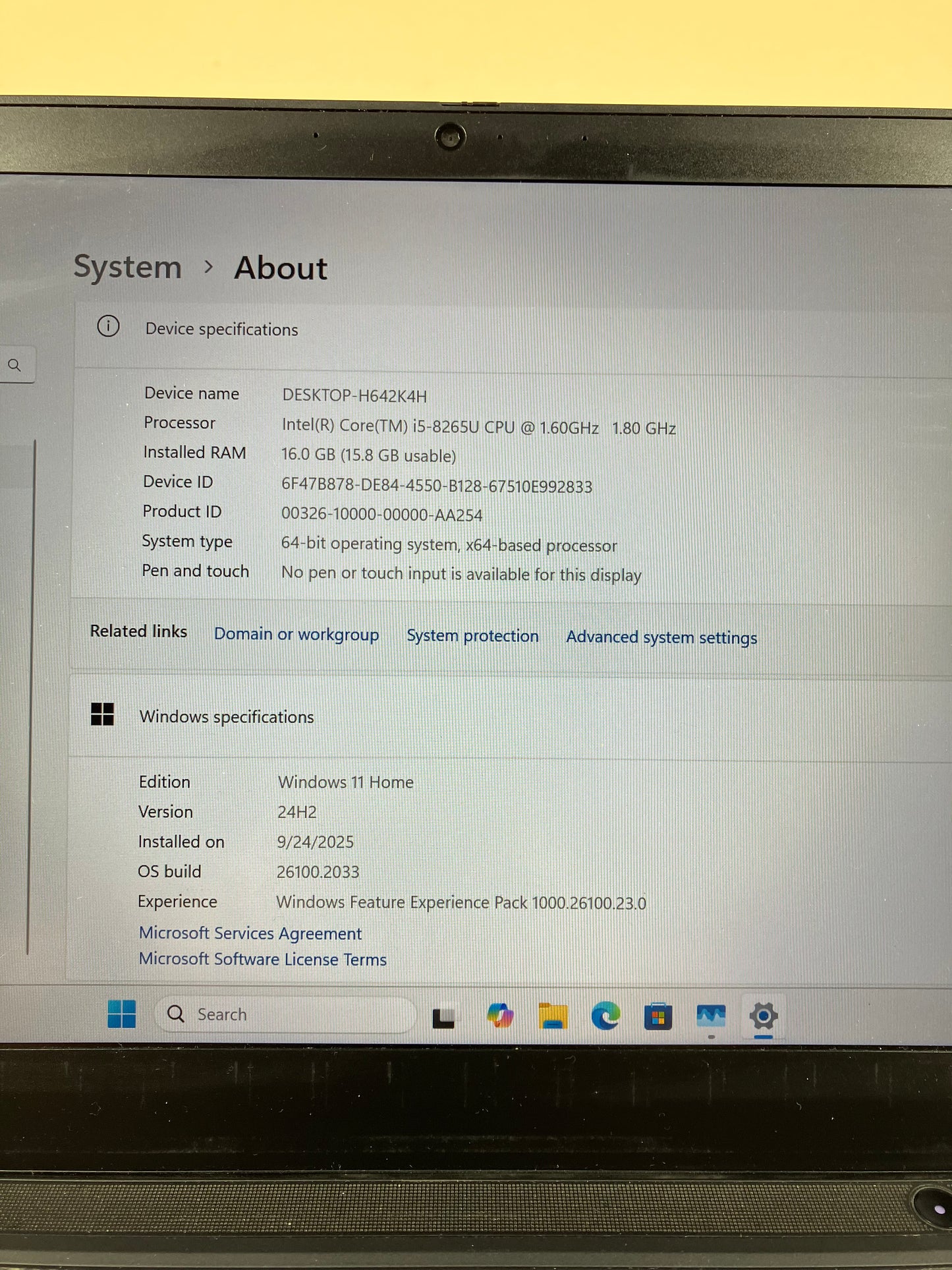 Lenovo ThinkPad T490 14" i5-8265U 1.8GHz 16GB RAM 512GB SSD