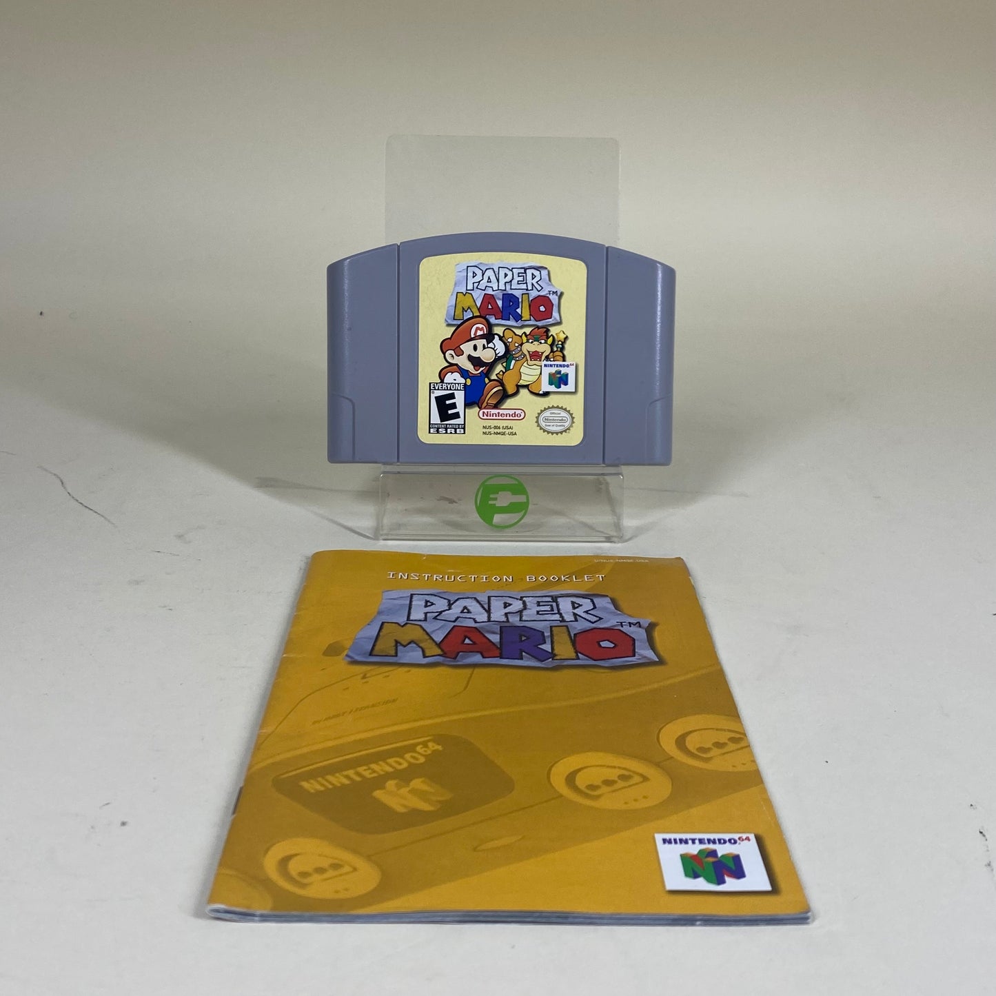 Paper Mario (Nintendo 64 N64, 2001) With Manual