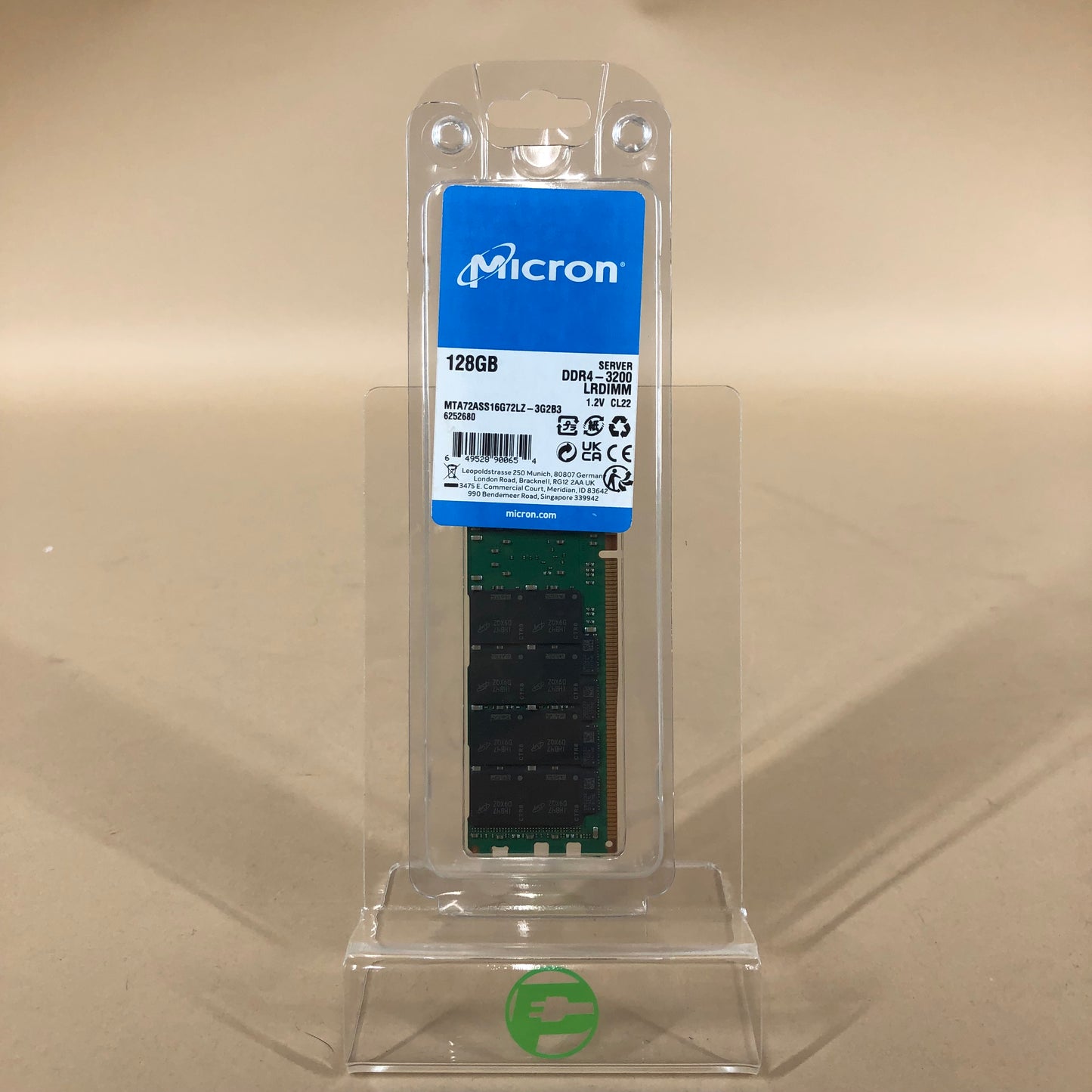 New Micron 128GB DDR4 3200 Server DDR4-3200