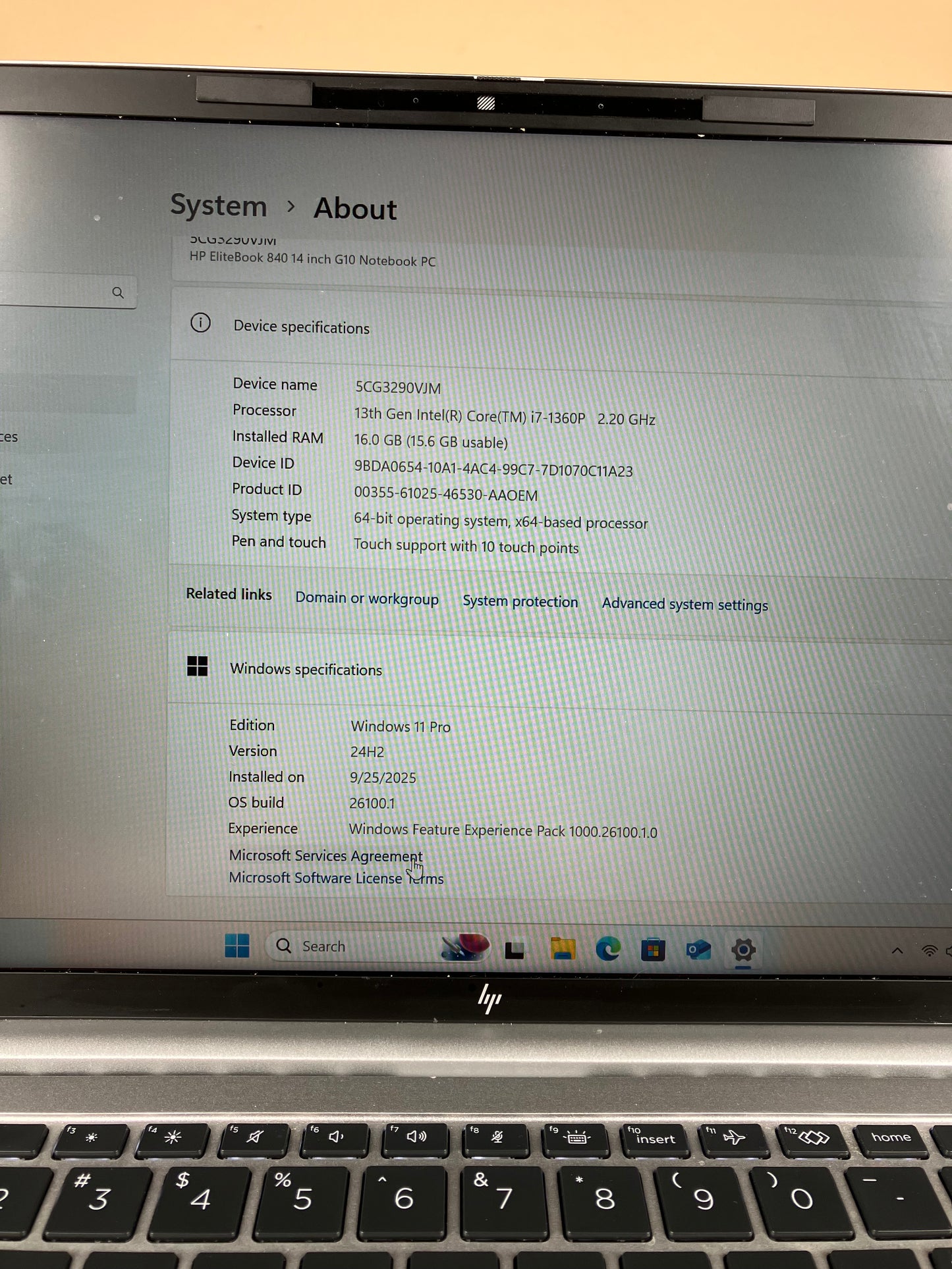 HP EliteBook 840 G10 14" i7-1360P 2.2GHz 16GB RAM 512GB SSD