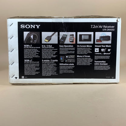 New Sony Ampli Audio AV Receiver STR-DN1050