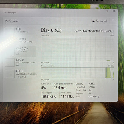 Lenovo ThinkPad P14S GEN 4 14" Ryzen 7 Pro 7840U 32GB RAM 1TB SSD Radeon 780M