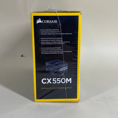 New Corsair CX550M 80 Plus Bronze 550W Power Supply