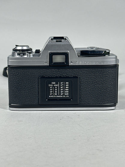 Minolta X-370 Film Camera and Lens