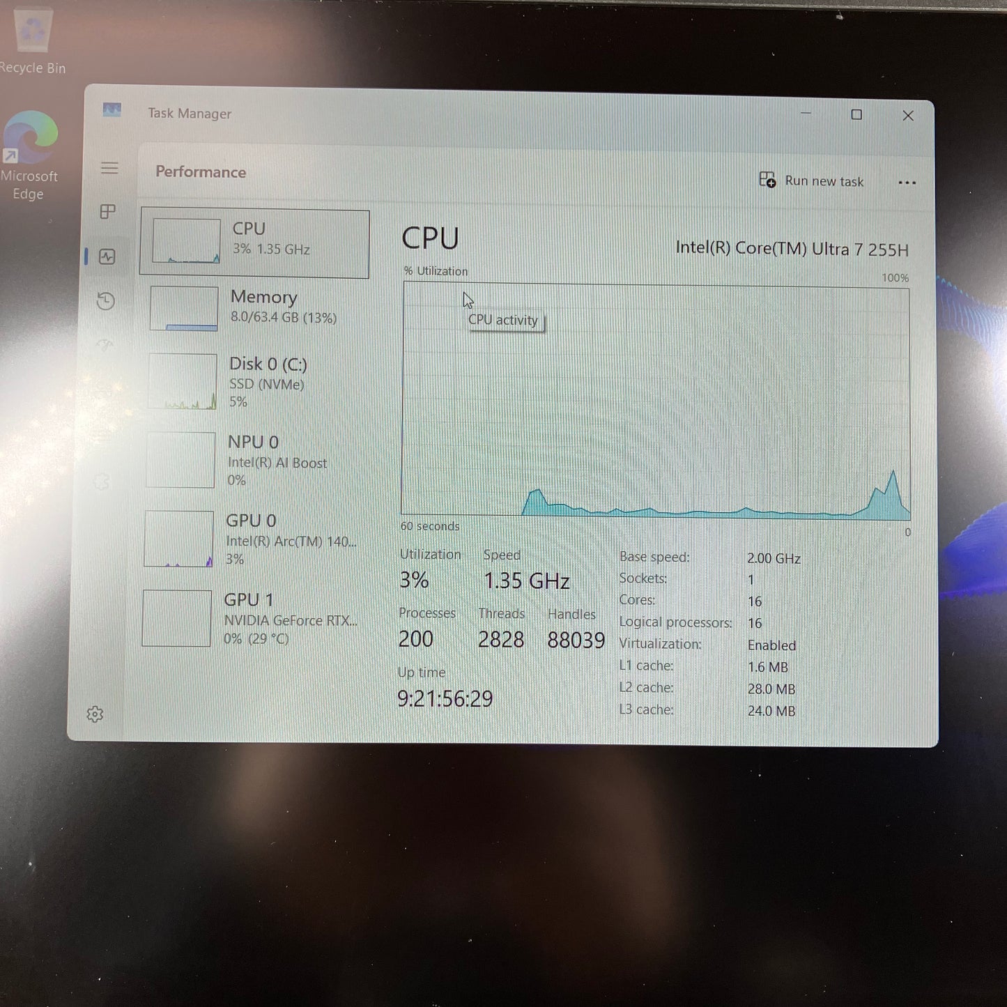 HP OMEN 16 Slim 16-AN0001NR 16" Ultra 7 255h 2.0GHz 64GB RAM 1TB SSD RTX 5060