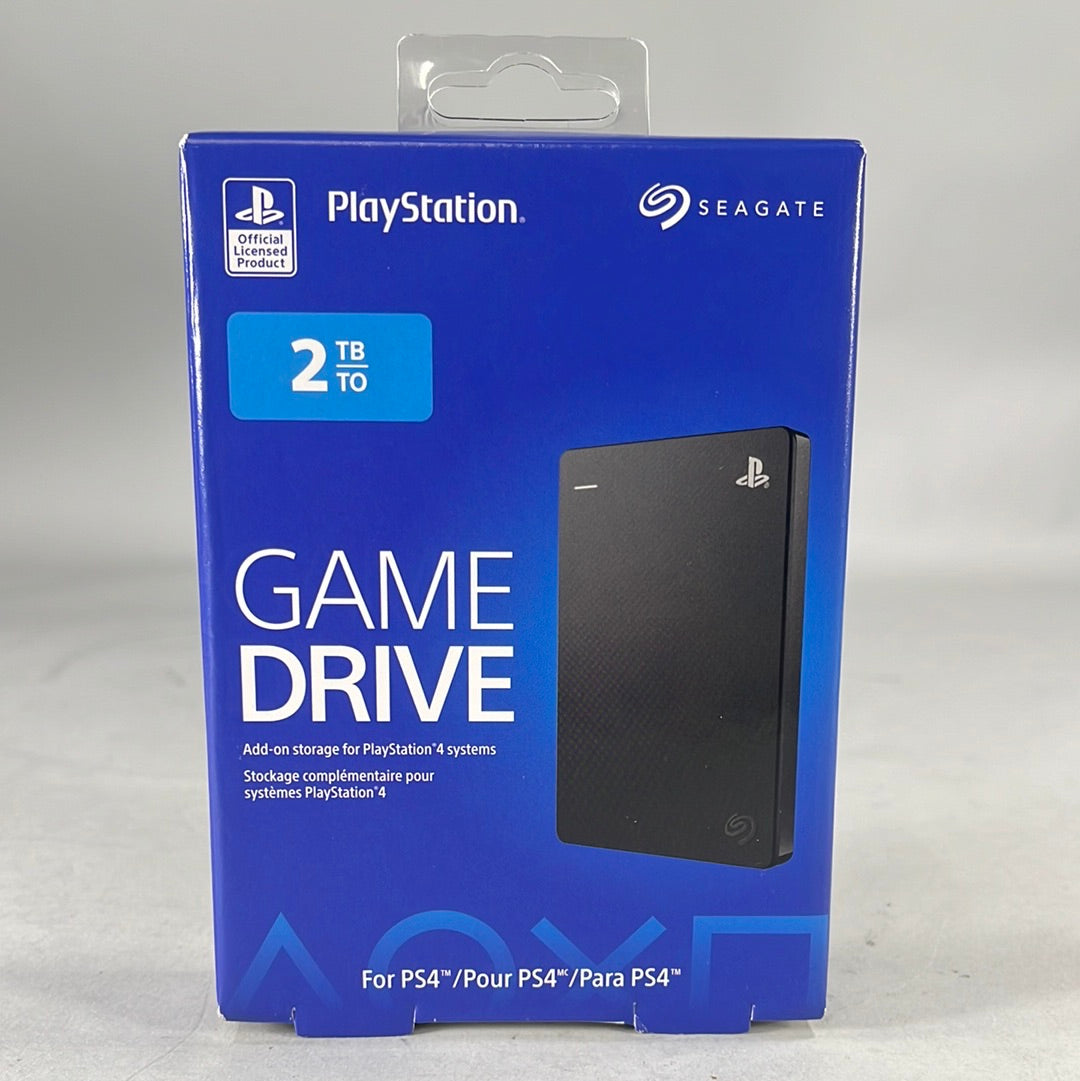 New Seagate 2TB Game Drive Black SRD00F1 For Playstation 4 PS4