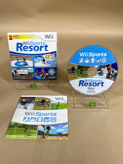 Wii Sports & Wii Sports Resort (Nintendo Wii, 2012) 2 Games on 1 Disc!