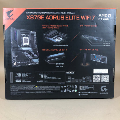 New Aorus  X870E Aorus Elite Wifi7 Motherboard 9MX87EEL7