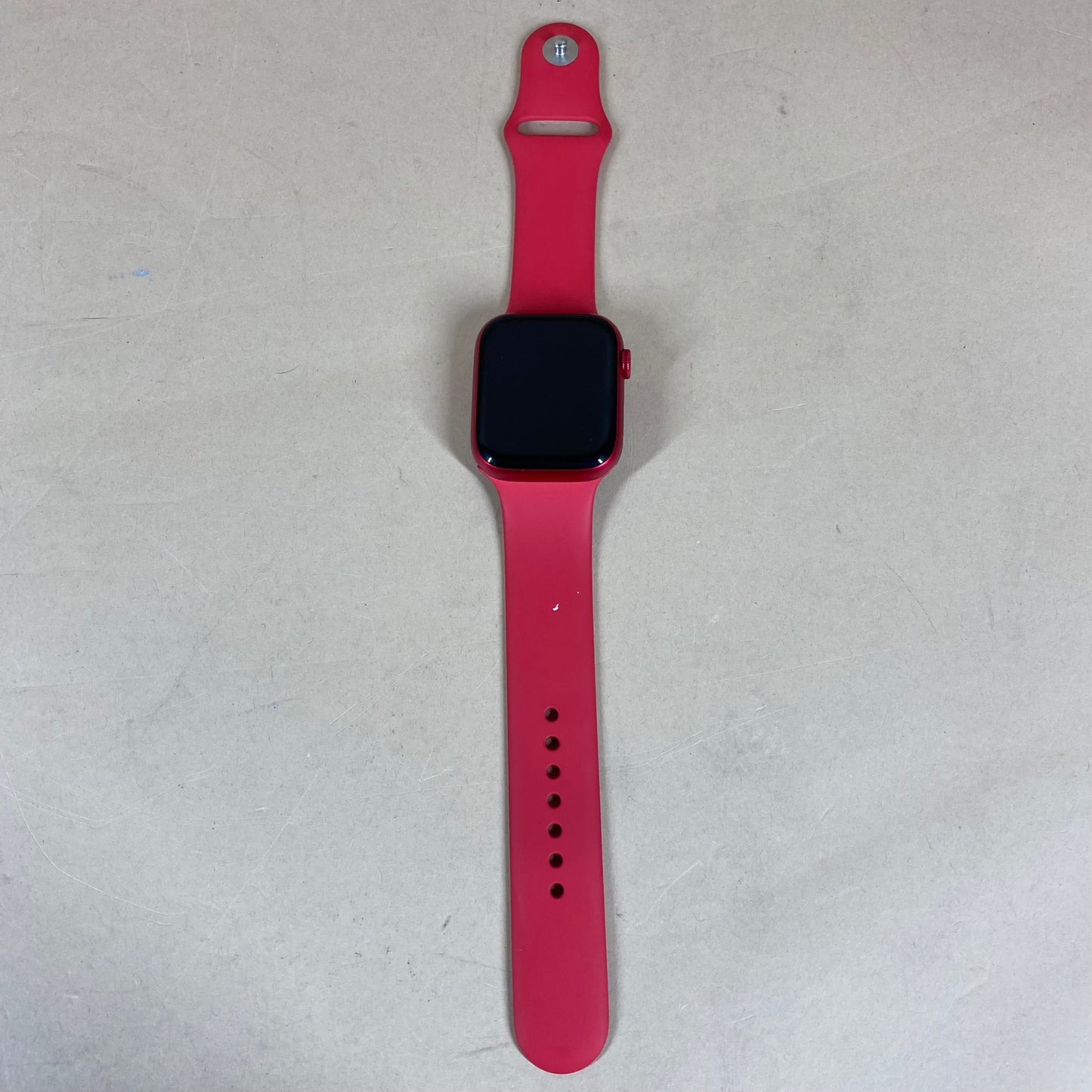 Factory Unlocked Apple Watch Series 9 45MM Product Red Aluminum Red Sport Band A2980