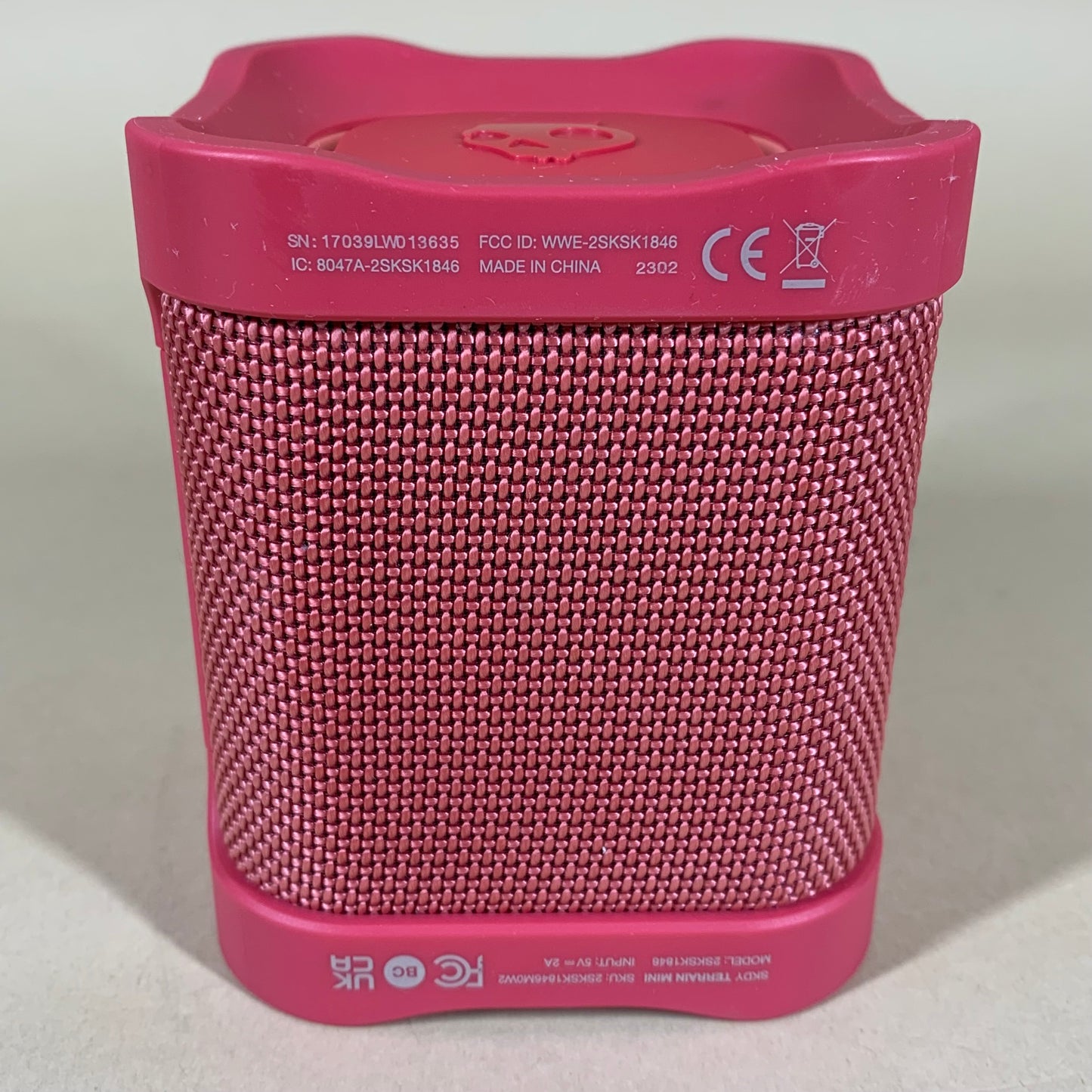 Skullcandy Portable Bluetooth Speaker Pink 2SKSK1846