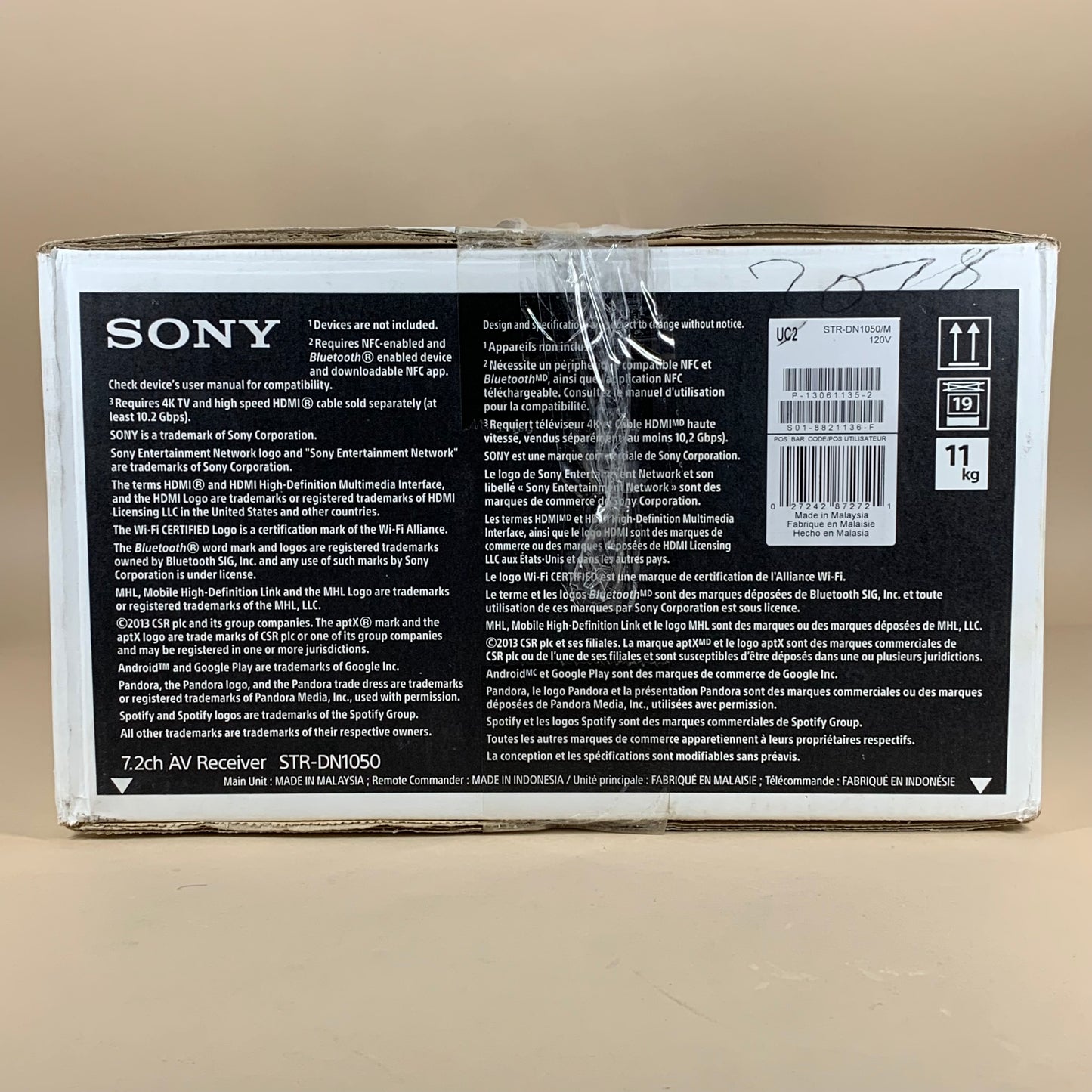 New Sony Ampli Audio AV Receiver STR-DN1050